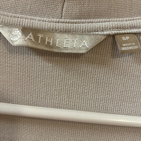Athleta Serenity Coccoon Wrap, light gray, sz Small - Picture 4 of 11